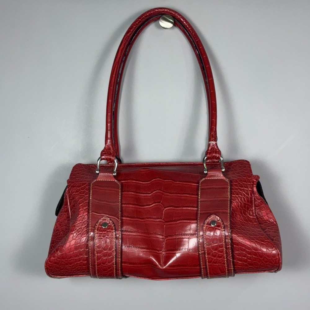 East 5th Croc Embossed Y2K Bag Satchel Womens Shoulder Bag